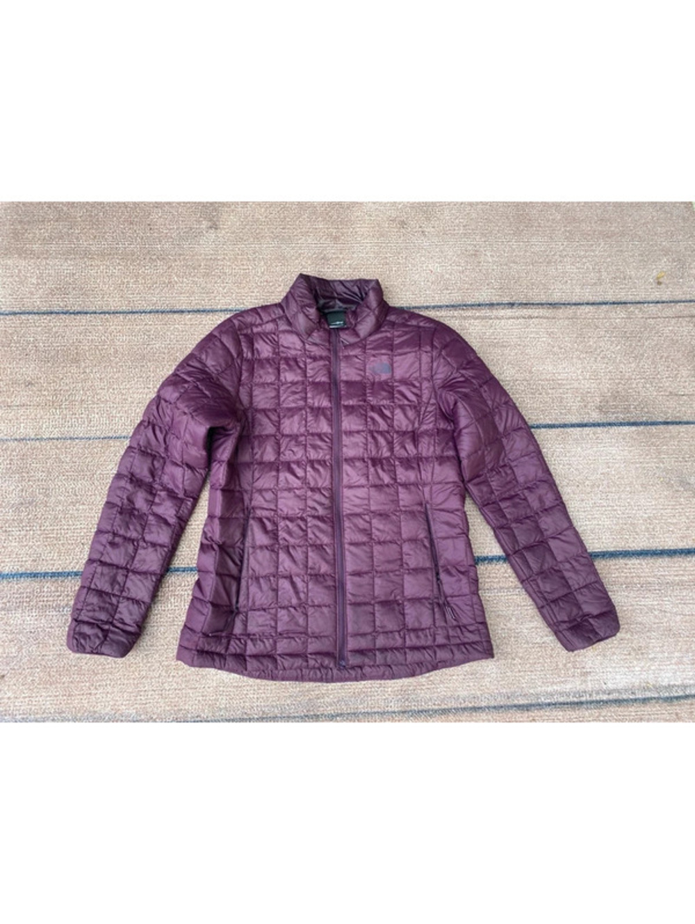 North face Thermoball eco quilted puffer jacket purple medium